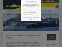 Tablet Screenshot of die-bergfuehrer.de